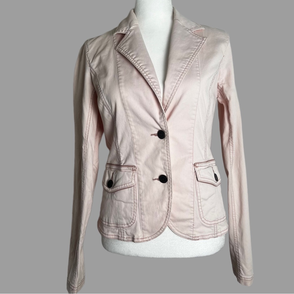 American Eagle Outfitters Pink Cord Women's Casual Blazer Jacket Size S